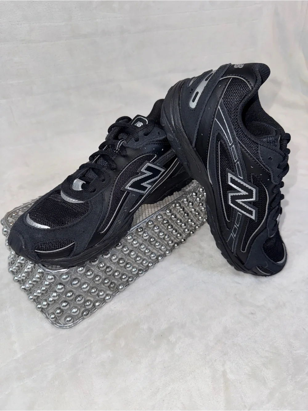 New Balance 204L Lace Black Grey Sz 5.5Y/7W G204L2PR 🖤✨